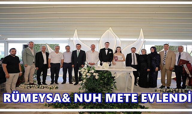 Rümeysa ve Nuh Mete Dünyaevine Girdi