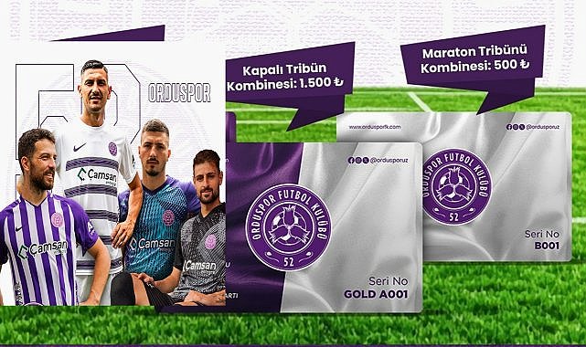 52 Orduspor&#039;da Yeni Sezon Heyecanı Başladı: Kombineler ve Formalar Satışta
