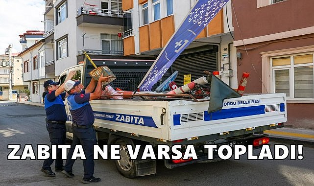 Altınordu’da kaldırım işgallerine geçit yok