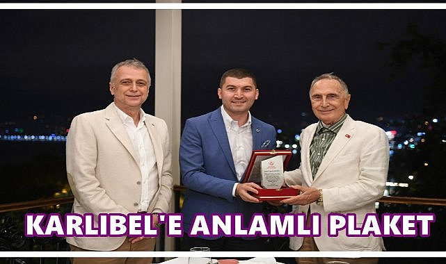 Başkan Tepe’den Ergin Karlıbel’e Teşekkür Plaketi