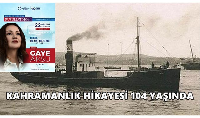Kurtuluş Savaşı’nın Kahraman Gemisi Rüsumat No 4, 104. Yılında Ordu’da Anılacak