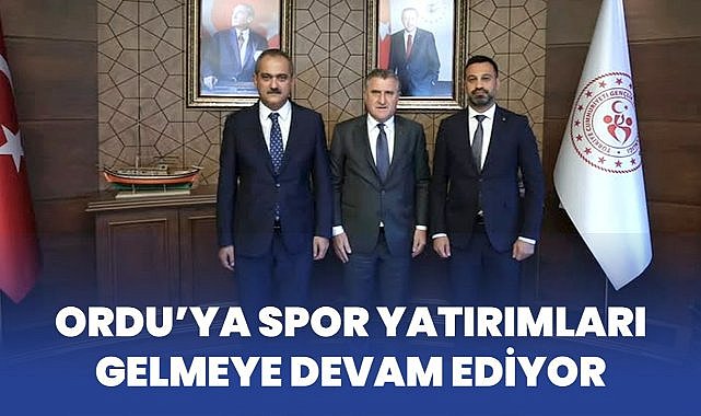 Mahmut Özer’den Ordu’ya Spor Yatırımı Müjdeleri