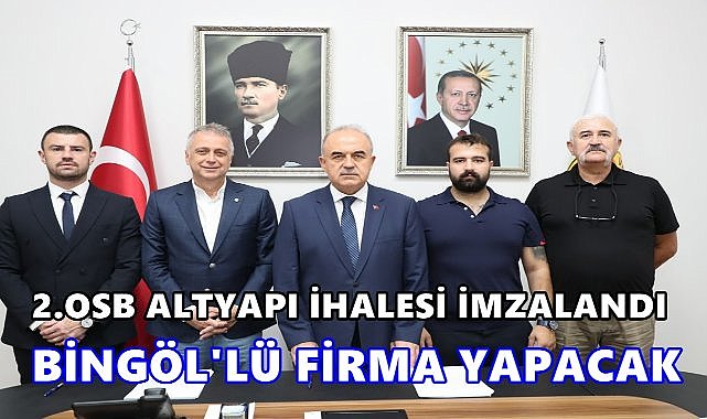 Ordu 2. OSB İlk Etap Altyapı İhalesi İmzalandı