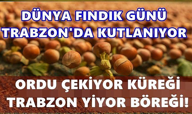 Ordu Çekiyor Küreği Trabzon Yiyor Böreği! Fındık Haftası Trabzon&#039;da Kutlanıyor