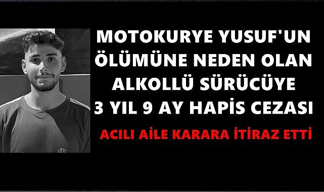 Ordu&#039;da 19  yaşındaki Yusuf Arda Gündüz&#039;ü  hayattan koparan sürücüye 3 yıl 9 ay hapis