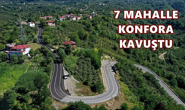 Ordu’da Asfalt Seferberliği: 7 Mahalleye Konforlu Ulaşım Sağlandı