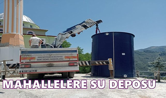 Ordu&#039;nun O İlçelerine 33 Yeni Su Deposu Kuruldu