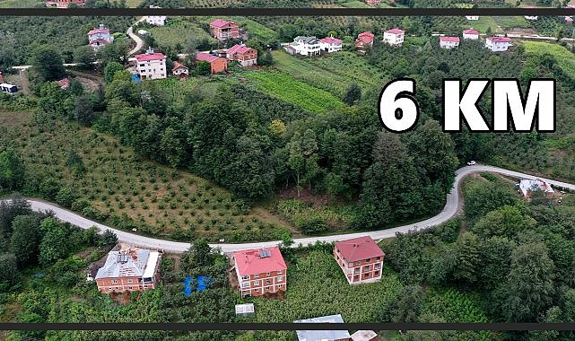 Ordu&#039;nun O İlçesinde 3 Mahallenin Bağlantı Yolu Konfora Kavuştu