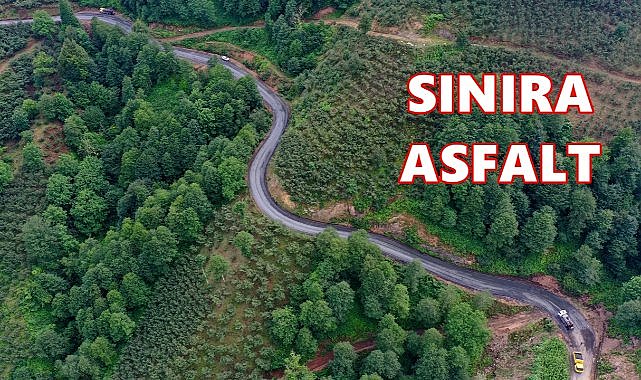 Ordu, Samsun Sınırı Asfaltlandı