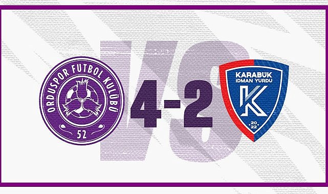 52 Orduspor Evinde Farklı Kazandı: 4-2