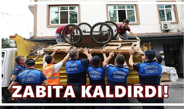 Altınordu&#039;da İşgale Son: Zabıta Kaldırımları Düzenli Hale Getirdi