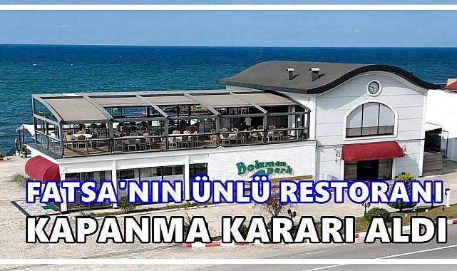 Bolaman Park Restoran 8 Yılın Ardından Kapanıyor
