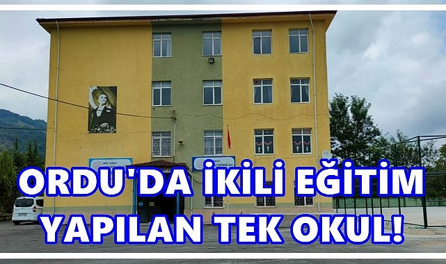 Ordu&#039;da Tek O Okulda İkili Eğitim Uygulanıyor