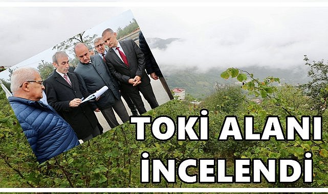 Ordu&#039;da TOKİ ve Turizm Yatırımları İçin Araziler İncelendi