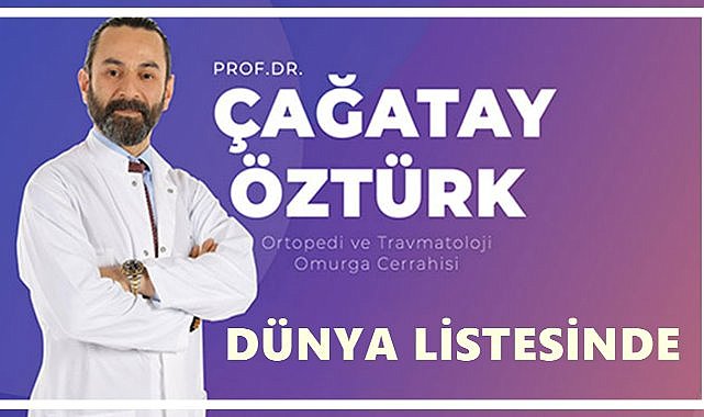 Ordu’lu Prof. Dr. Çağatay Öztürk Dünyanın En Etkili Bilim İnsanları Listesinde