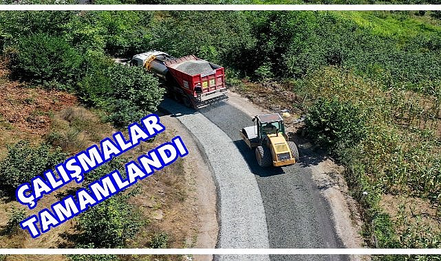 Ordu&#039;nun O İlçesinde 4 Km Yol asfalt Oldu
