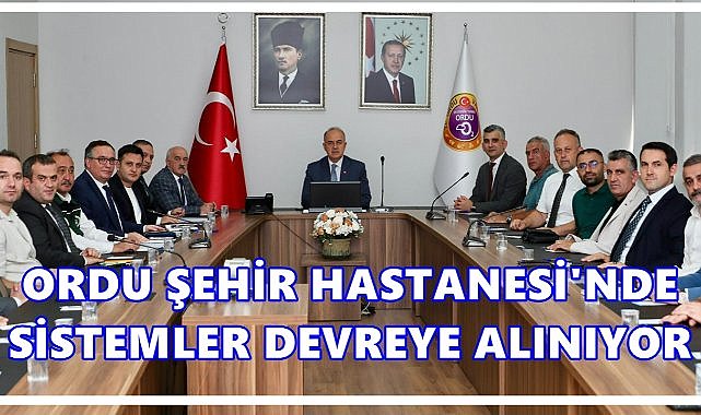 Ordu Şehir Hastanesi&#039;nde Sistemler Test İçin Devreye Alınıyor