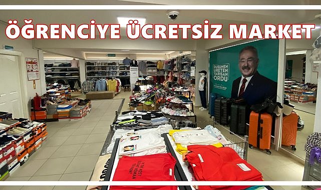Ordu&#039;da Üniversite Öğrencileri Bu Markette Ücretsiz Alışveriş Yapıyor