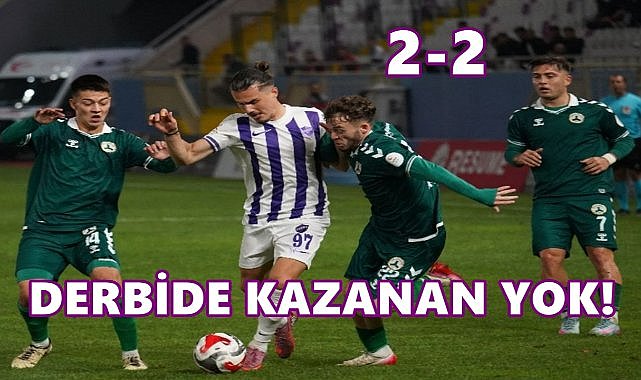 Orduspor 1967 Giresunspor Maçında 4 Gol Var; Kazanan Yok!