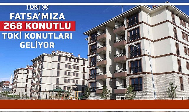 TOKİ Ordu&#039;nun O İlçesinde 268 Konut Yapacak