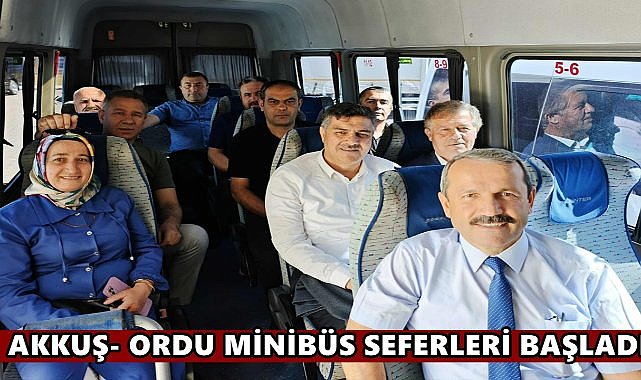 Akkuş-Ordu Arası Direkt Minibüs Seferleri Başladı