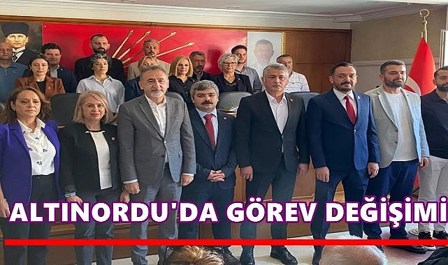 CHP Altınordu&#039;da Görev Değişimi: Halis Poyraz, Bulut Gürsoy&#039;dan Görevi Devraldı