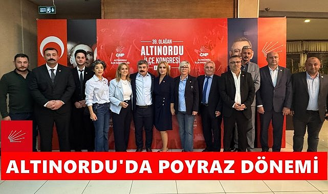 CHP Altınordu İlçe Başkanlığına Halis Poyraz Seçildi
