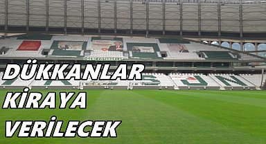 Çotanak Stadyumu’ndaki 23 Dükkan Kiraya Verilecek