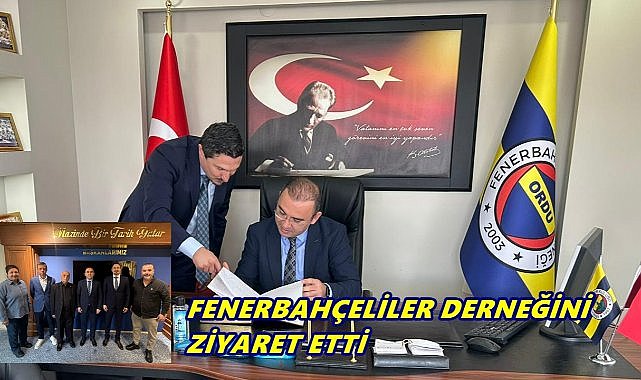 Cumhuriyet Başsavcı Vekili Kamil Buğra Akgül’den Ordu Fenerbahçeliler Derneği’ne Ziyaret
