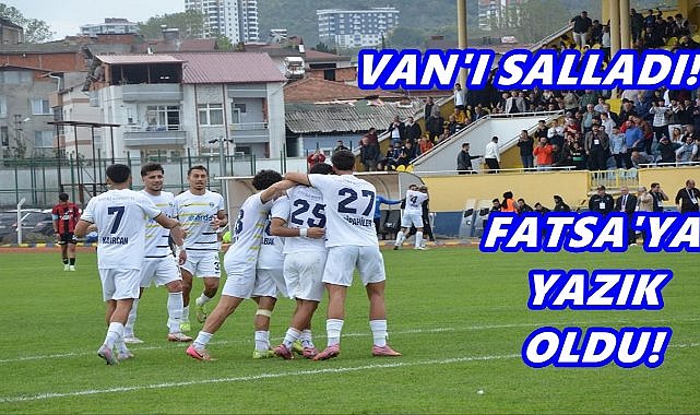 Fatsa Belediyespor Vanspor&#039;a penaltılarla elendi