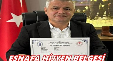 Fatsa’da 254 Esnafa Hijyen Yeterlilik Belgesi