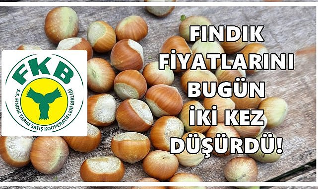 Fiskobirlik Fındık Fiyatlarını İki Saat Arayla Düşürdü