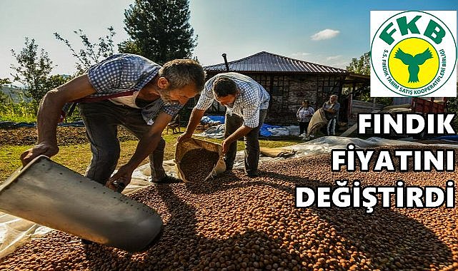 Fiskobirlik Fındık Fiyatlarını Yeniden Güncelledi