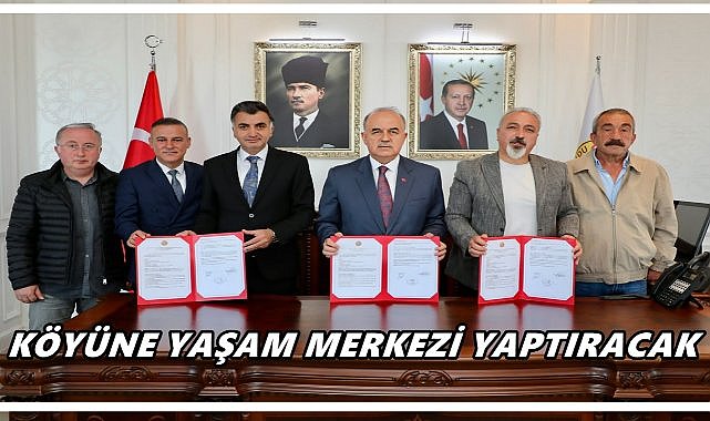 Hayırsever Ümit Yetgin’den Hoşköy’e Köy Yaşam Merkezi