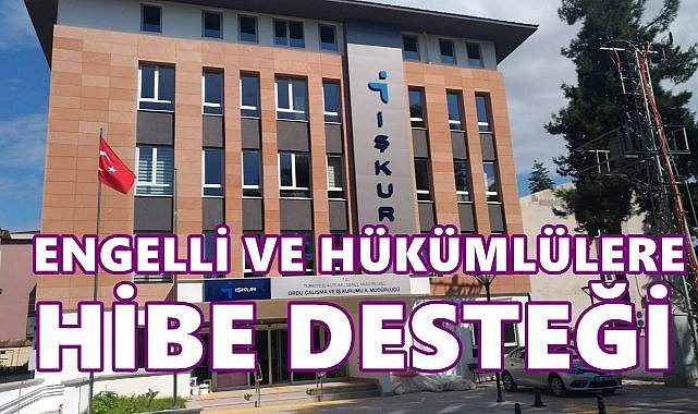 Kendi İşini Kurmak İsteyen Engelli ve Eski Hükümlülere Hibe Desteği