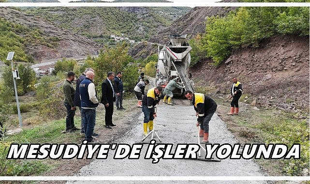 Mesudiye’de Hizmet Seferberliği Sürüyor