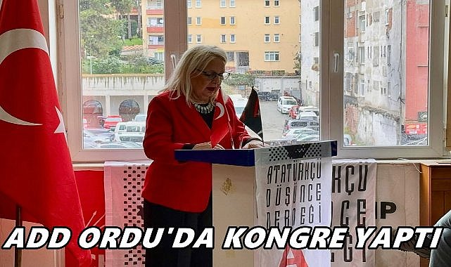 Nilhan Emeç yeniden ADD Ordu Şube Başkanı seçildi