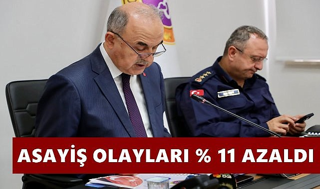 Ordu&#039;da Asayiş Olaylarında %11 Azalma