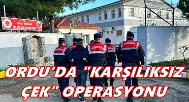 ORDU’DA “KARŞILIKSIZ ÇEK” OPERASYONU: 4 TUTUKLAMA