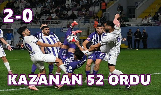 Ordu Derbisinde Gülen 52 Orduspor Oldu