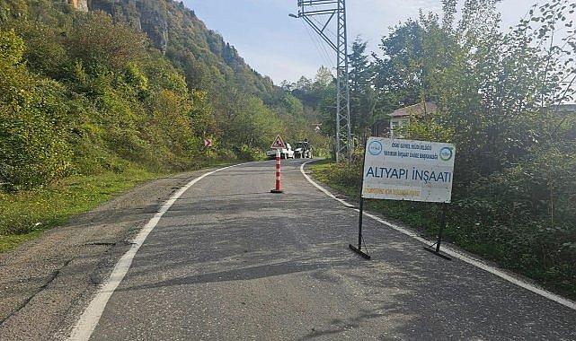 Ordu&#039;nun O İlçesinde İçme Suyu Altyapısı Yenileniyor