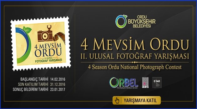 4 MEVSİM ORDU FOTOĞRAF YARIŞMASININ 2. DÜZENLENİYOR