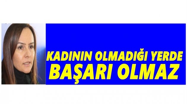 AK PARTİLİ  GÖZPINAR&#039;DAN KADINLARA ÇAĞRI