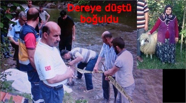 AKINTIYA KAPILAN KADIN ÖLDÜ