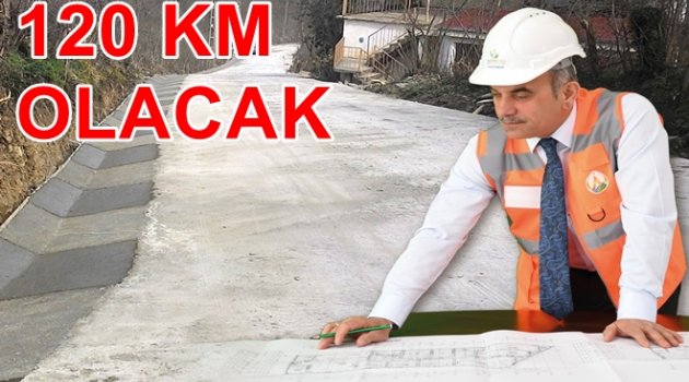 ALTINORDU&#039;DA BETON YOL SEFERBERLİĞİ