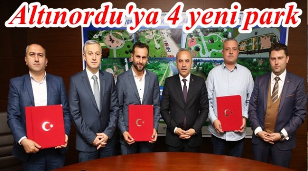 ALTINORDU'YA ALTIN GİBİ PARKLAR
