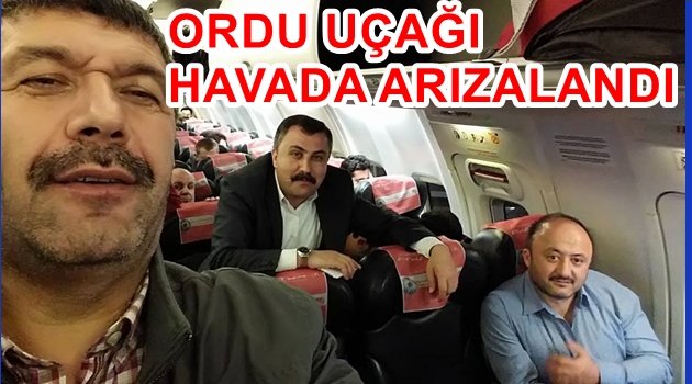 ARIZA NEDENİYLE 3 SAAT RÖTAR YAŞANDI