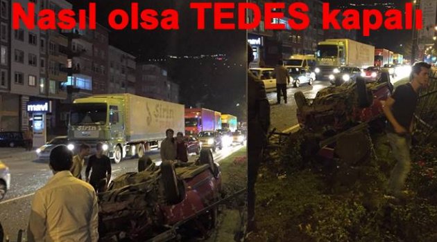 AŞIRI SÜRAT SONUÇ İKİ YARALI