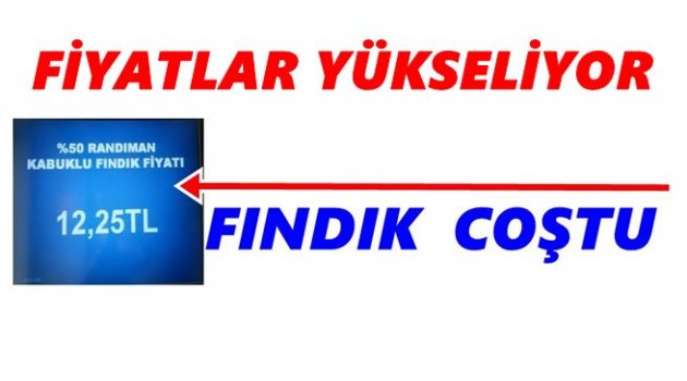 DÜŞÜK REKOLTE  FİYATLARI TETİKLİYOR
