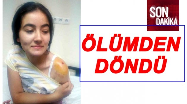 BAHÇEDE OTURAN GENÇ KIZA KURŞUN İSABET ETTİ